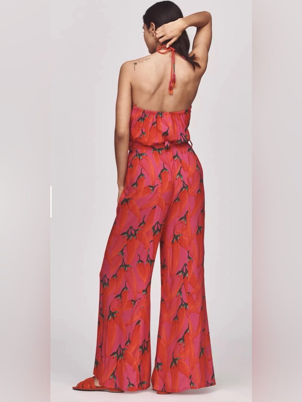FARM Rio Halter Jumpsuit - Picture 2 of 5
